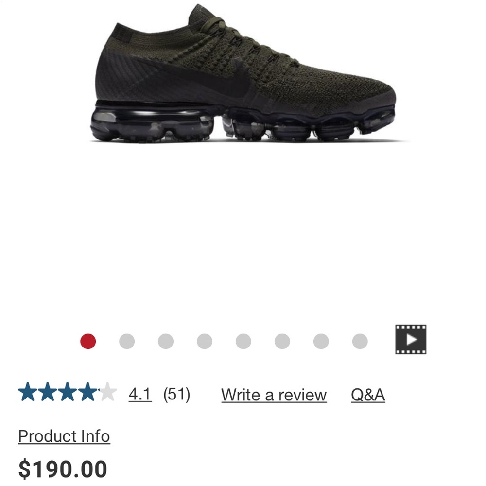 Brand new rare Nike air vapor max